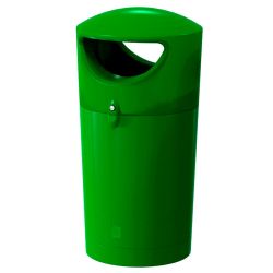 Afvalbak Metro Hooded 100 ltr - donkergroen