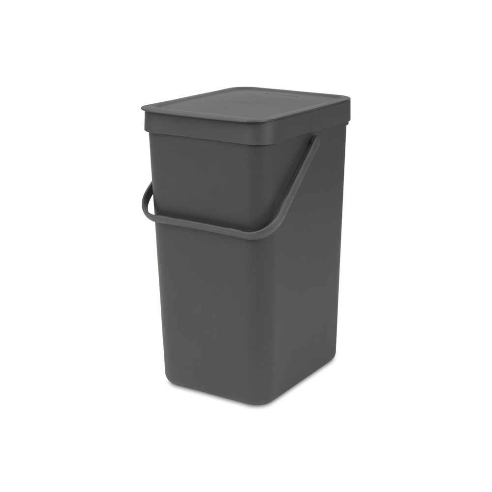 Brabantia afvalemmer Sort & Go 16 ltr - grijs
