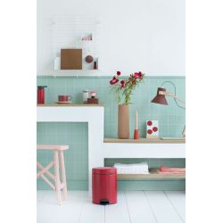 Brabantia pedaalemmer newIcon 5 ltr - passion red