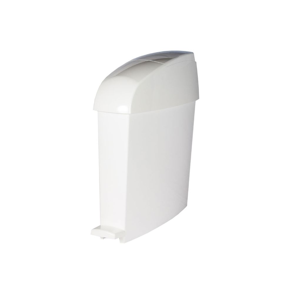 Rubbermaid sanitaire pedaalemmer 12 ltr - wit