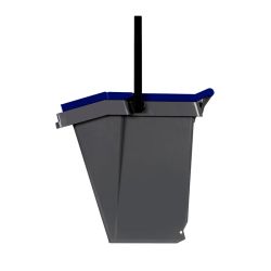 Stapelbare afvalbak Easytech 40 ltr - grijs/blauw