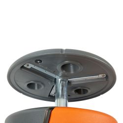 Phoenix buitenafvalbak 3x50 ltr - grijs-blauw-oranje