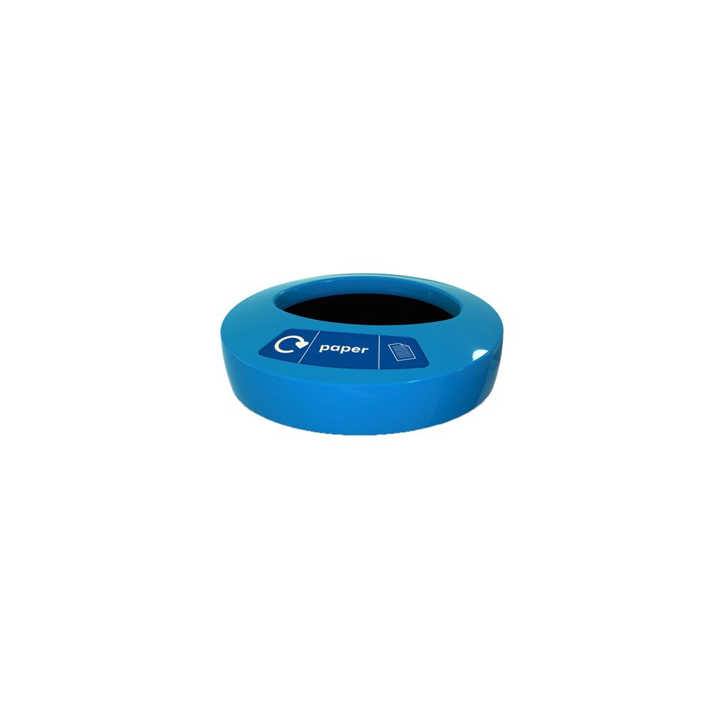 Deksel EcoAce paper - blauw