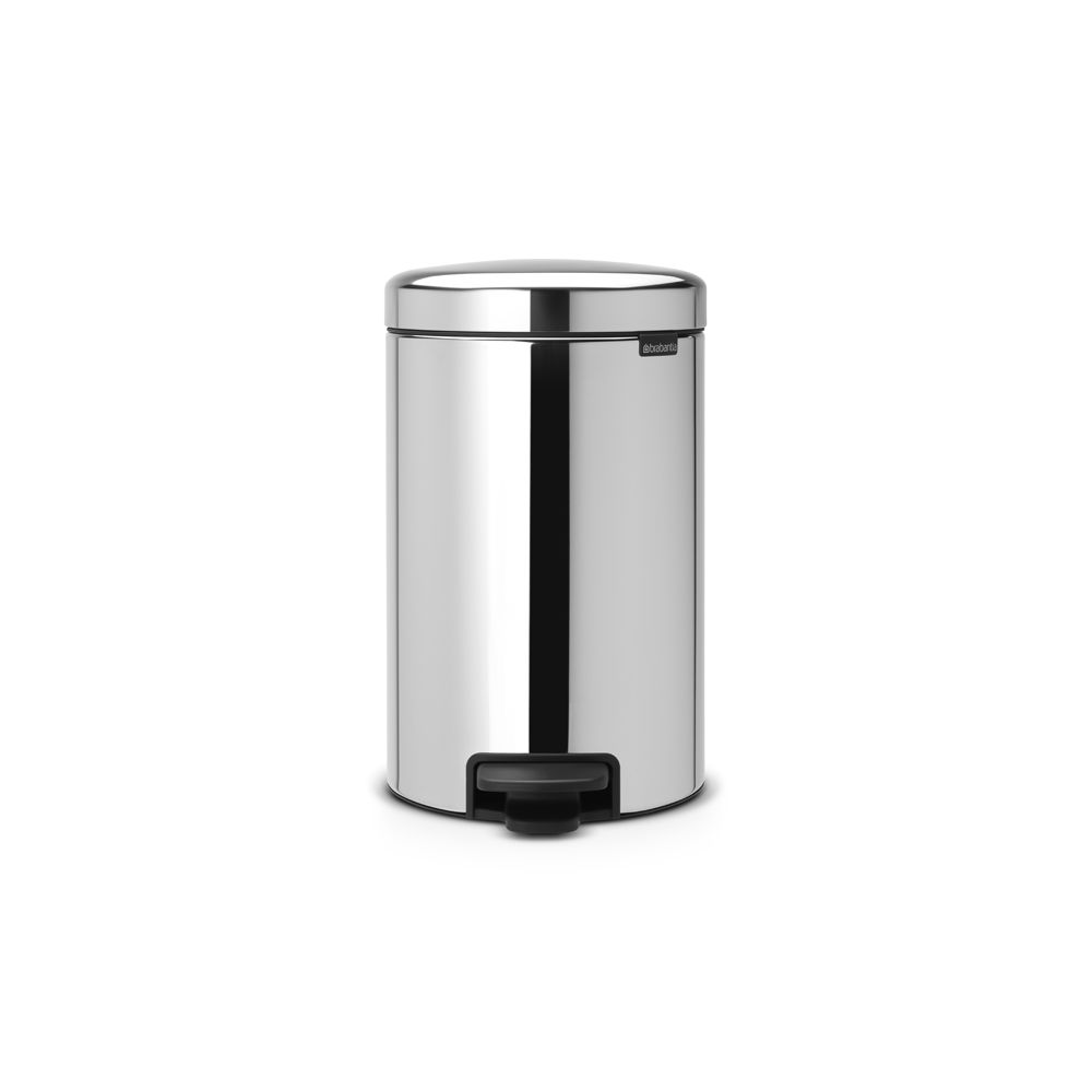 Brabantia pedaalemmer newIcon 12 ltr met metalen binnenemmer - RVS