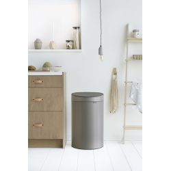 Brabantia Touch Bin 40 ltr - platina