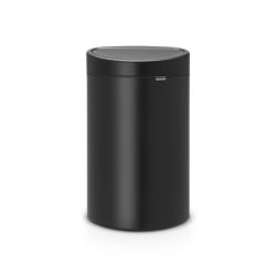 Brabantia Touch Bin New 40 ltr - mat zwart