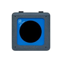 BrickBin cirulaire afvalbak Paper 65 ltr - grijs/blauw