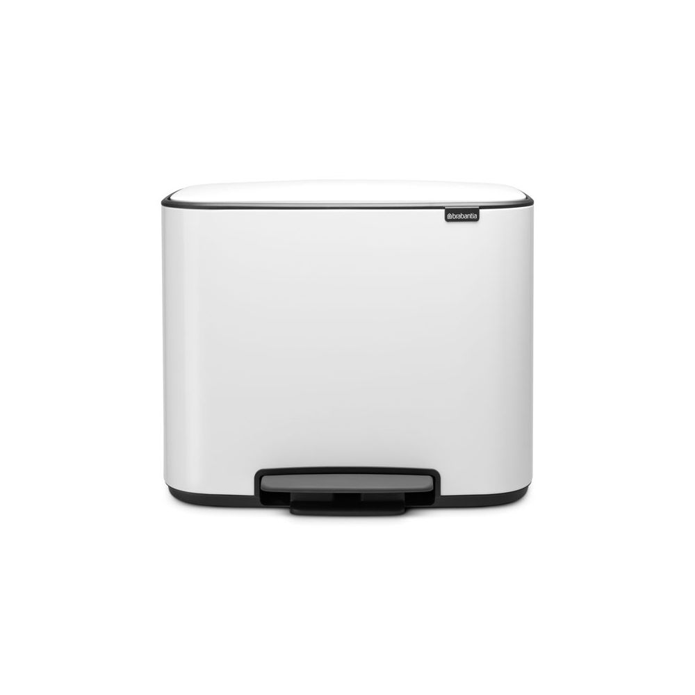Brabantia Bo pedaalemmer 3x11 ltr - wit