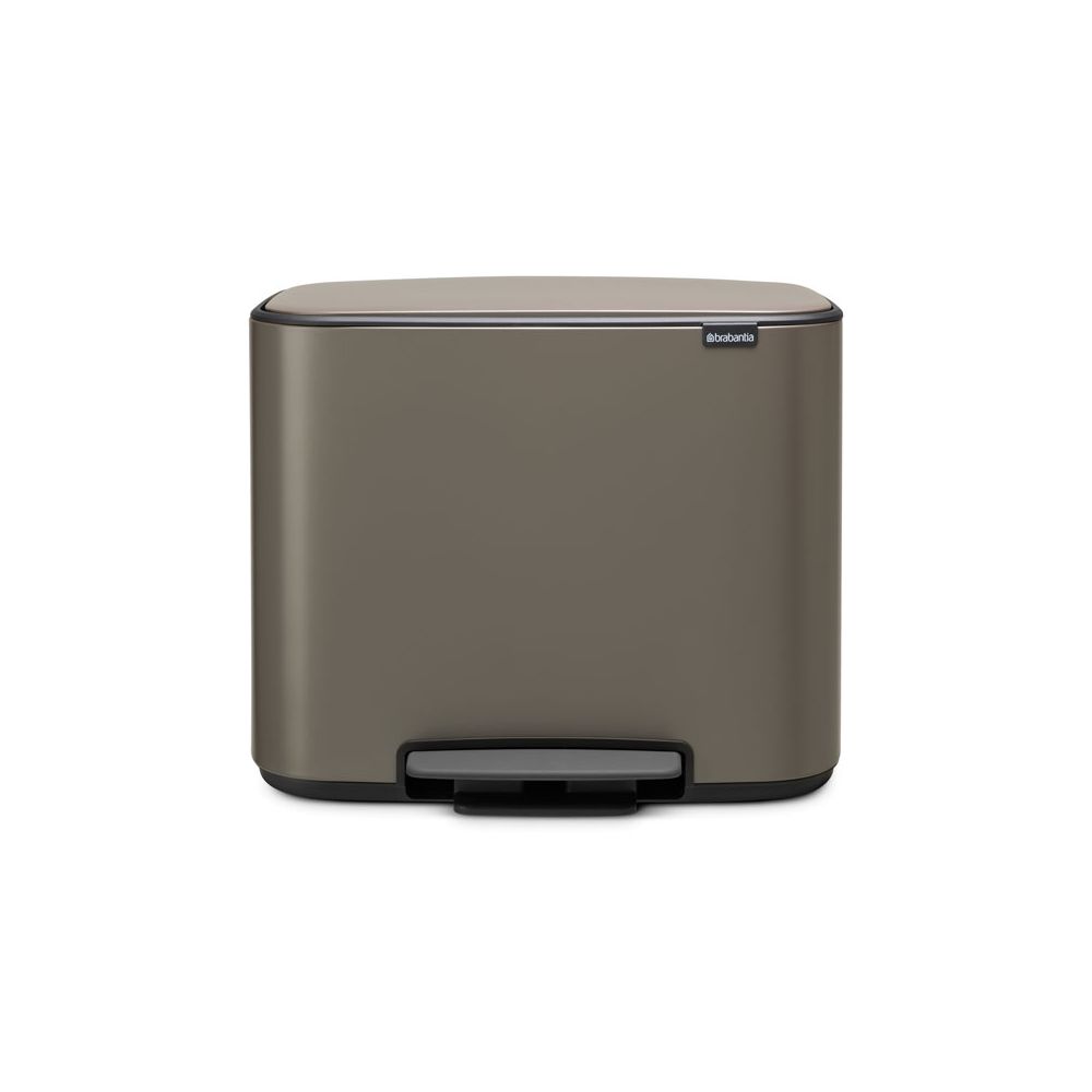 Brabantia Bo pedaalemmer 3x11 ltr - platinum
