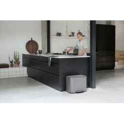Brabantia Bo pedaalemmer 3x11 ltr - platinum