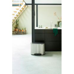 Brabantia Bo pedaalemmer 3x11 ltr - mat RVS FFP