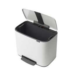 Brabantia Bo pedaalemmer 36 ltr - wit