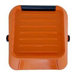 Stapelbare afvalbak Easymax 45 ltr grijs - oranje