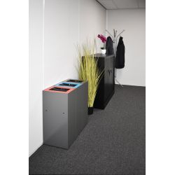 Modulaire afvalscheidingsunit 60 ltr - donkergrijs