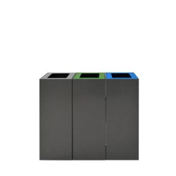 Modulaire afvalscheidingsunit 60 ltr - donkergrijs