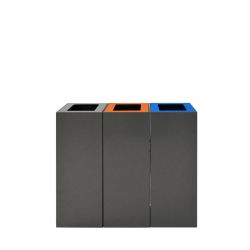 Modulaire afvalscheidingsunit 60 ltr - donkergrijs
