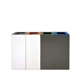 Modulaire afvalscheidingsunit 60 ltr - wit