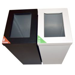 Modulaire afvalbak RecycloFlex 60 - wit