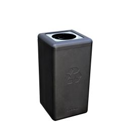 BrickBin circulaire afvalbak Waste 65 ltr - zwart/grijs