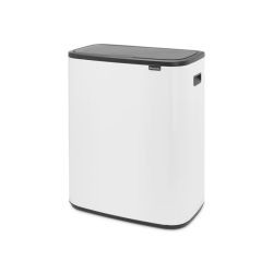 Brabantia Bo Touch Bin 2x30 ltr - wit