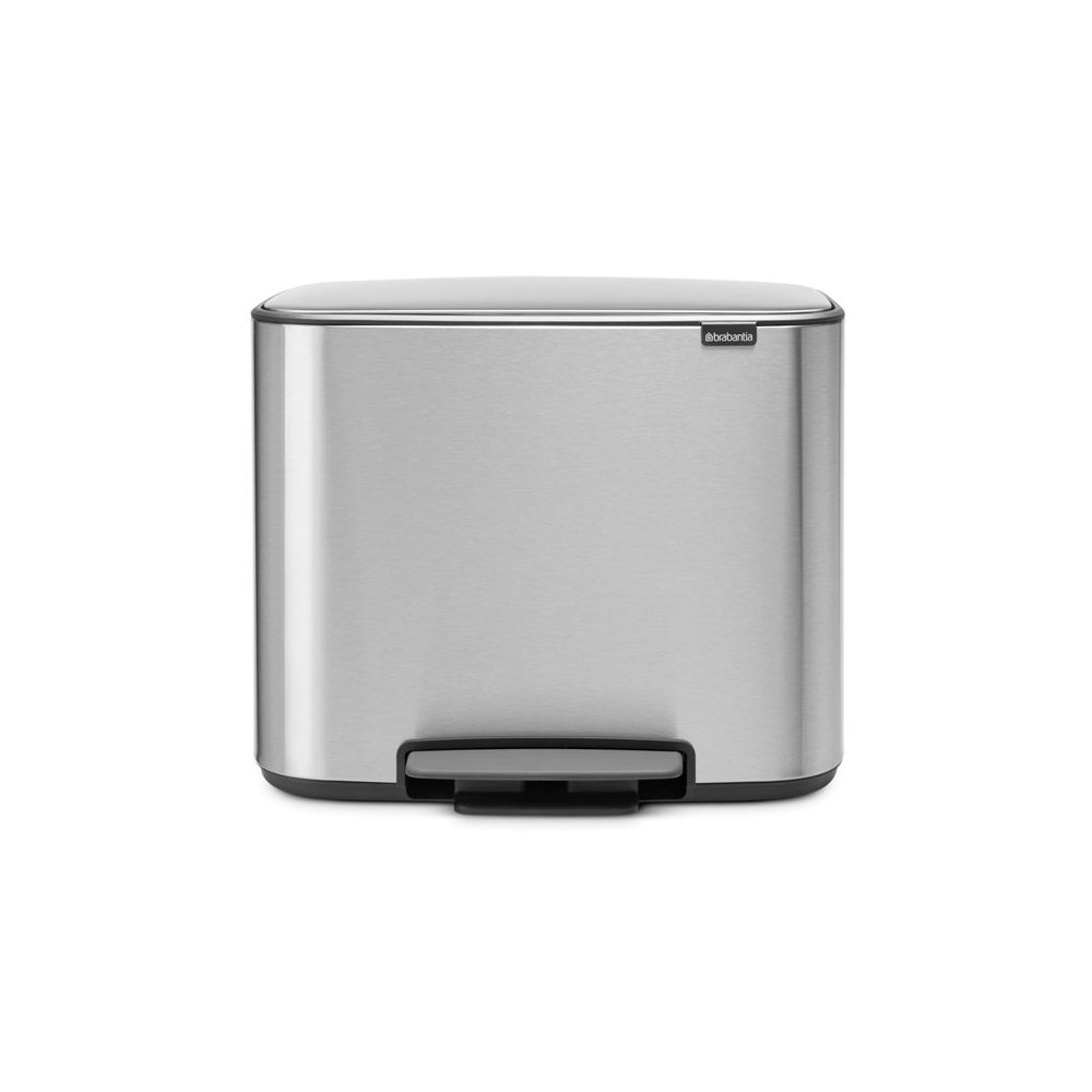 Brabantia Bo pedaalemmer 11+23 ltr - mat RVS FFP