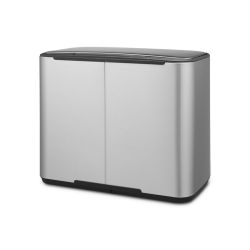 Brabantia Bo pedaalemmer 11+23 ltr - mat RVS FFP