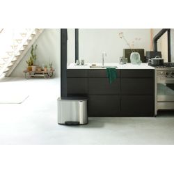 Brabantia Bo pedaalemmer 11+23 ltr - mat RVS FFP