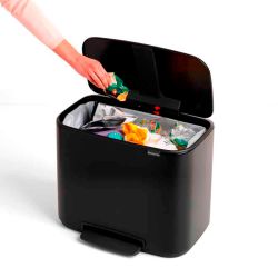 Brabantia Bo pedaalemmer 36 ltr - mat zwart