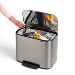 Brabantia Bo pedaalemmer 36 ltr - mat RVS FFP