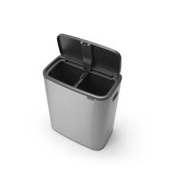 Brabantia Bo Touch Bin 2x30 ltr - mat RVS FPP
