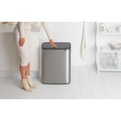 Brabantia Bo Touch Bin 2x30 ltr - mat RVS FPP