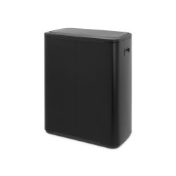 Brabantia Bo Touch Bin 2x30 ltr - mat zwart