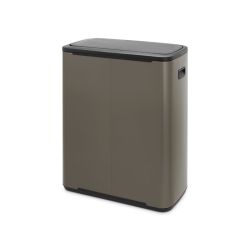 Brabantia Bo Touch Bin 2x30 ltr - platina