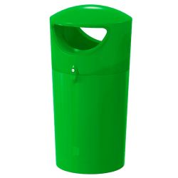 Afvalbak Metro Hooded 100 ltr - lime