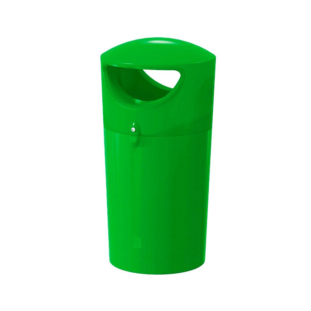 Afvalbak Metro Hooded 100 ltr - lime
