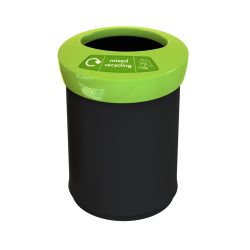 Deksel EcoAce mixed recycling - limegroen