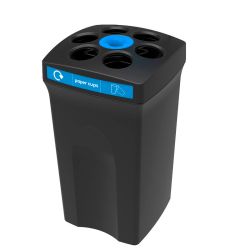 Bekerbak EnvirocupXL paper cups zwart - blauw