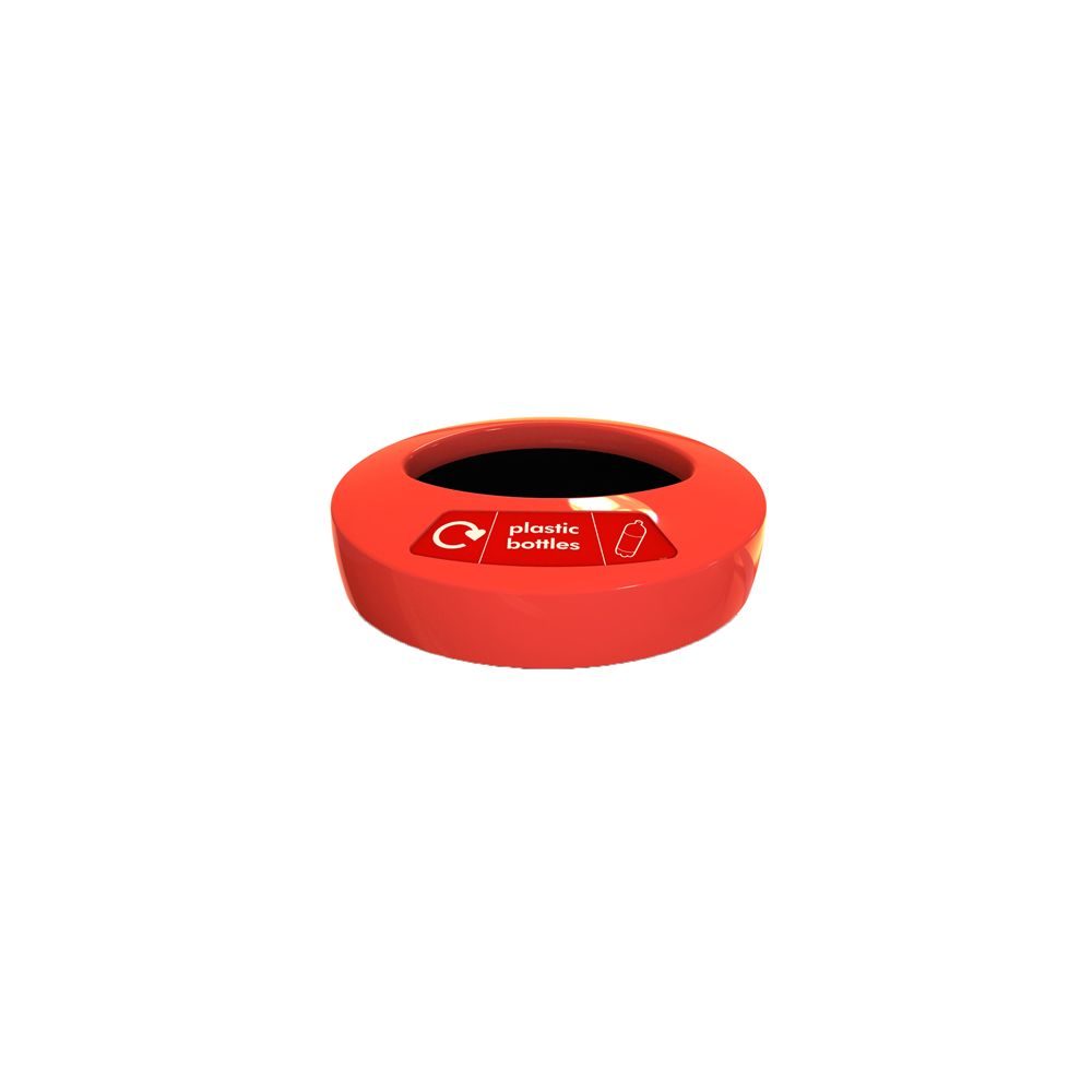 Deksel EcoAce plastics - rood