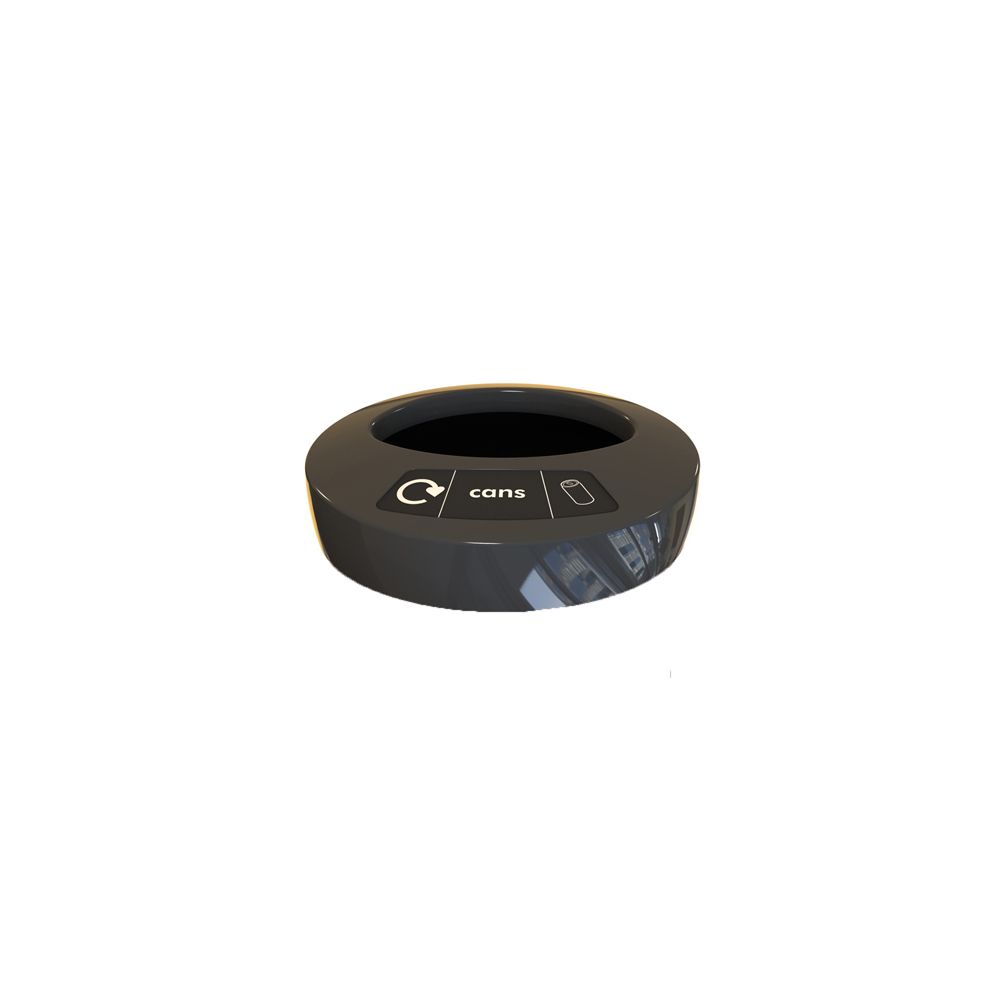 Deksel EcoAce aluminium cans - grijs