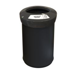 Deksel EcoAce general waste - zwart