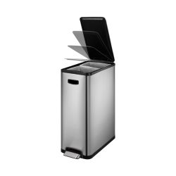 EKO Ecoslim pedaalemmer 20+20 ltr - mat RVS