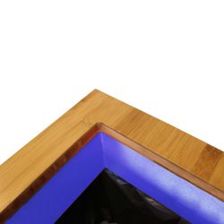 Lune afvalinzamelingsunit Paxa Large 65 ltr - wit/bamboe/blauw