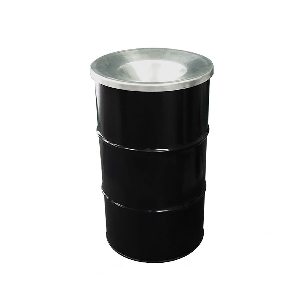 The BinBin afvalbak met vlamvertragend deksel 120 ltr - zwart