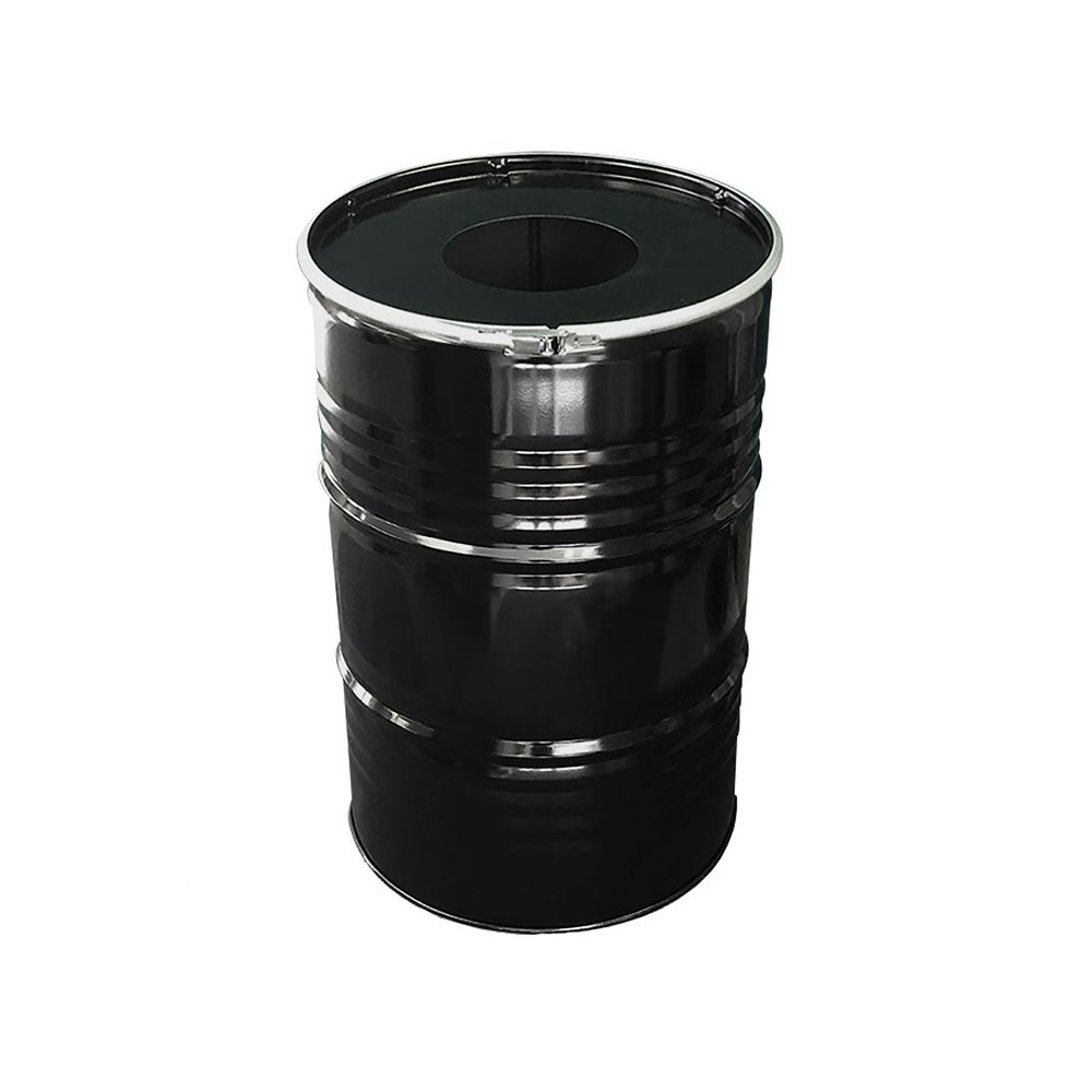 The BinBin afvalbak met inwerpopening 200 ltr - zwart