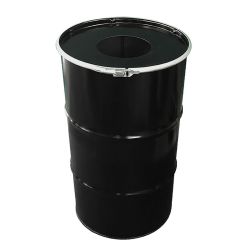 The BinBin afvalbak met inwerpopening 120 ltr - zwart