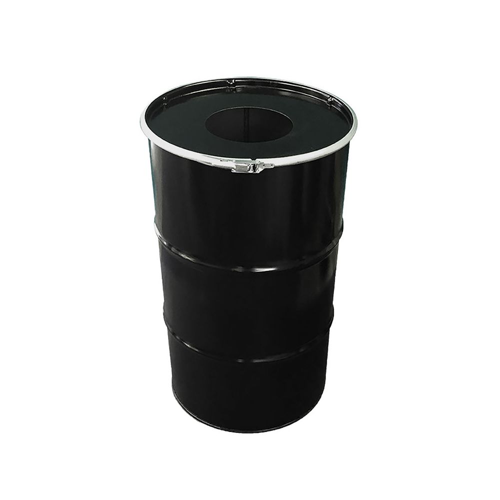 The BinBin afvalbak met inwerpopening 120 ltr - zwart