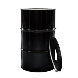 The BinBin afvalbak met inwerpopening 120 ltr - zwart