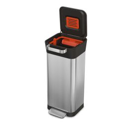 Joseph JosephIntelligent Waste Titan 20 Slim - mat RVS/zwart