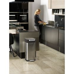 Joseph JosephIntelligent Waste Titan 20 Slim - mat RVS/zwart
