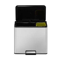 EKO Essential Recycler pedaalemmer 20+9 ltr - mat RVS